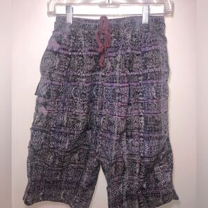 IXCHEL Patchwork Festival Vibe Cotton Shorts
